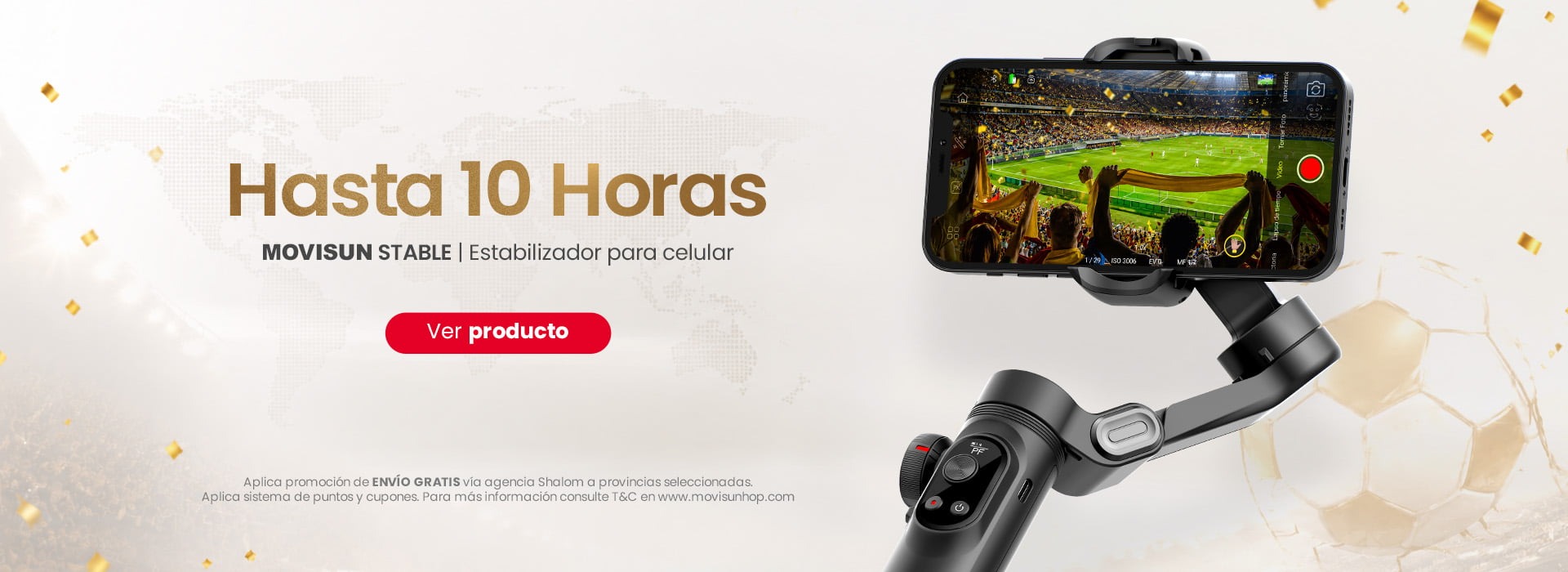 MOVISUN STABLE | Estabilizador para celular