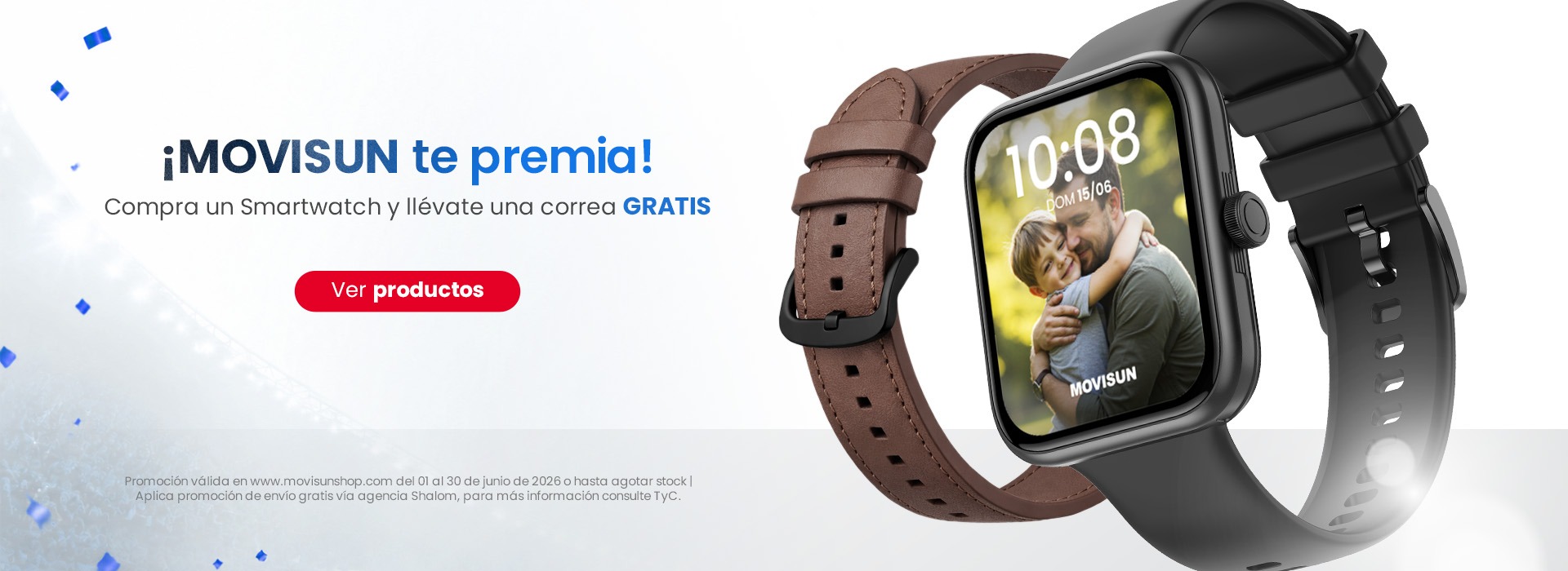 Compra un Smartwatch y llévate una correa Gratis