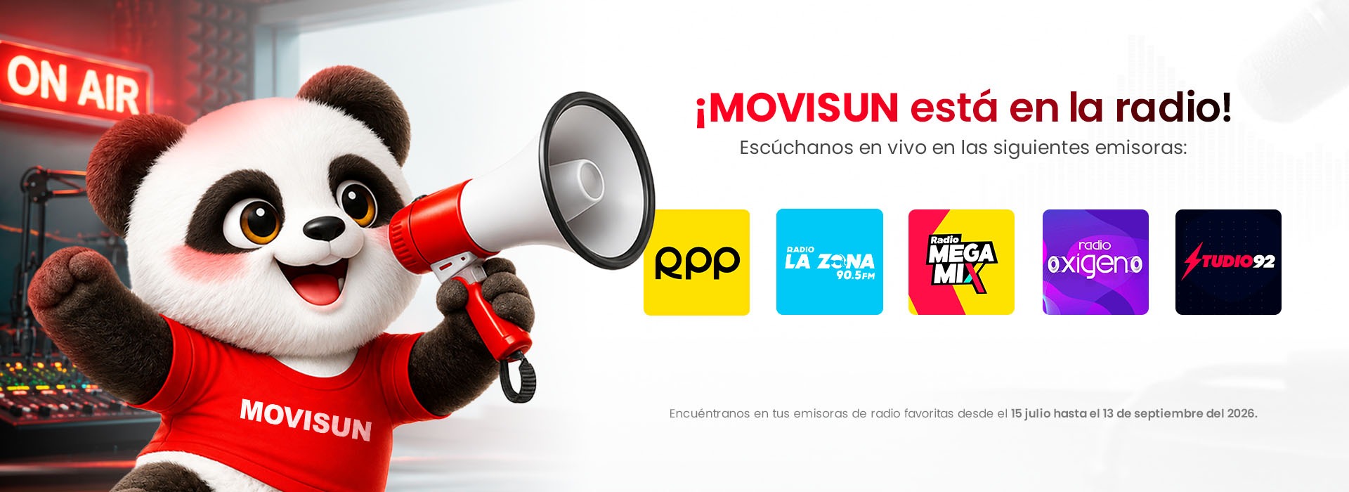 ¡Movisun está en la radio! - Escúchanos en vivo